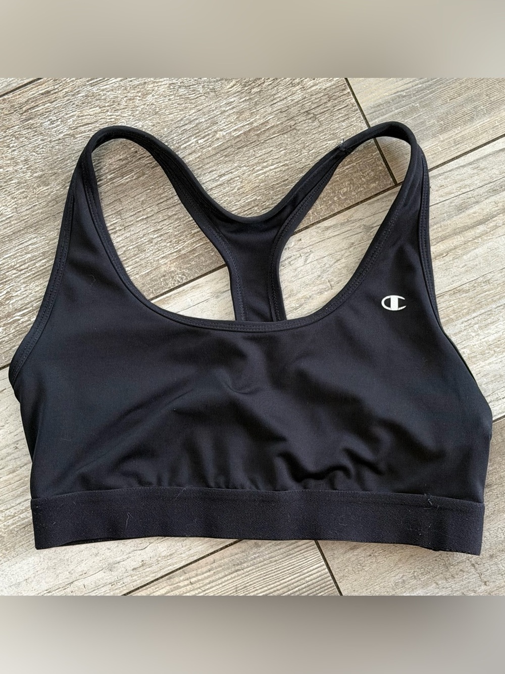 Women’s CHAMPION Black Racerback Sports Bra Size- XL